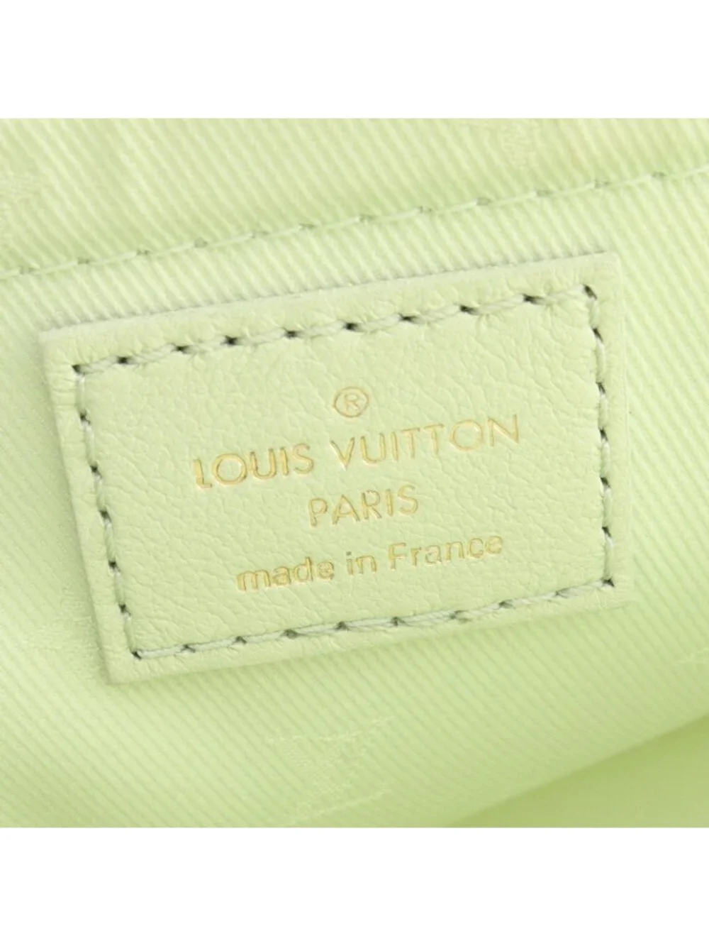 Louis Vuitton Alma Soft BB 2-Way Vert Leather Handbag